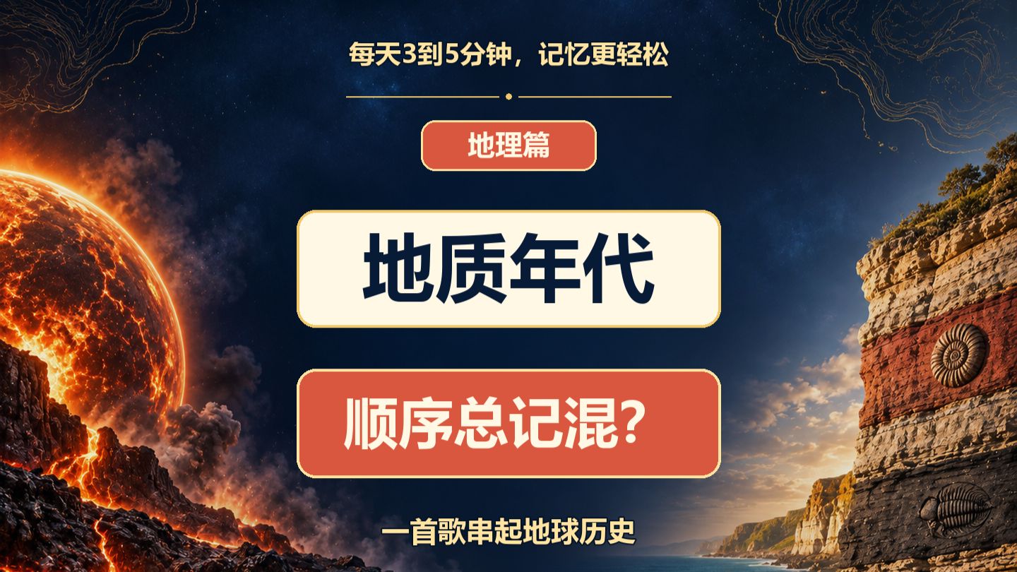 《地质年代歌》